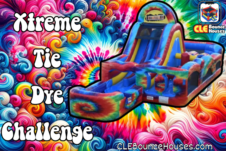 60ft Xtreme Tie Dye Challenge Obstacle Course (wet/dry)