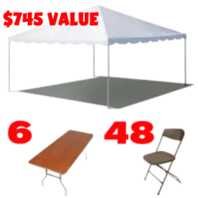 20 x 20 Tent Party Package