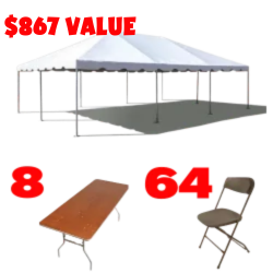 20 x 30 Tent Party Package