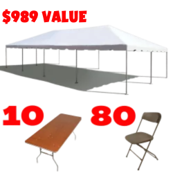 20 x 40 Tent Party Package