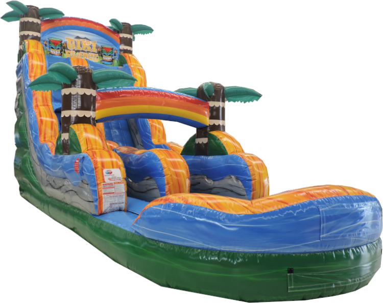 19ft Tiki Plunge Water Slide