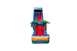 Hi1hAHgA 1741806630 29ft Tropical Fire Blast Dual Lane Water Slide *All Weekend*