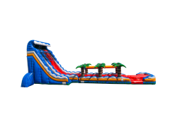 KRKBI9JQ 1741806630 29ft Tropical Fire Blast Dual Lane Water Slide *All Weekend*