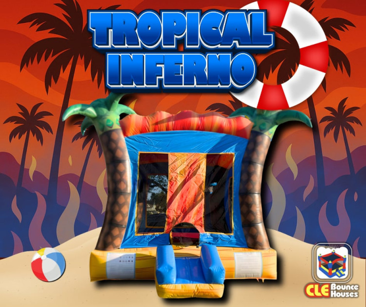 Tropical Inferno Bounce House