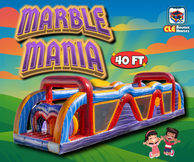 40ft Marble Mania Obstacle Course