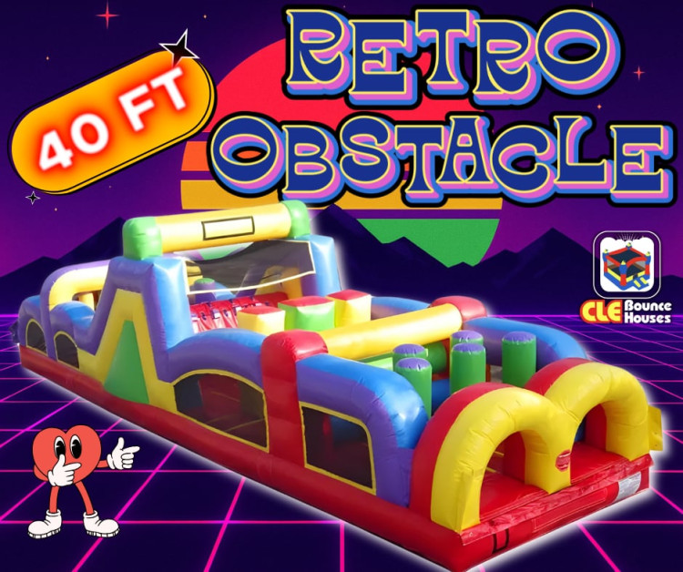 40ft Retro Obstacle Course