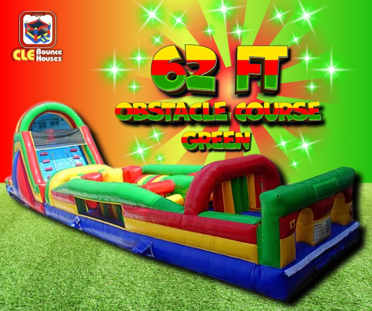 62ft Obstacle Course Green (wet/dry)