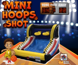 Mini Hoop Shot Inflatable Basketball Game