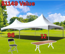 20ft x 40ft Tent Party Package