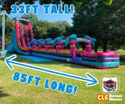 33ft Teal Crush Dual Lane Water Slide *All Weekend*
